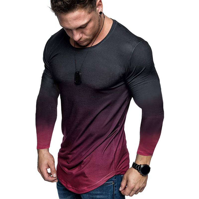 T-shirt fashionable gym men's top夏季t恤时尚健身房男式上衣