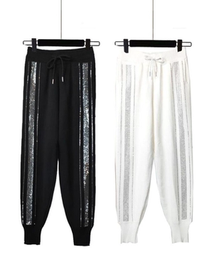 Pants High Waist Loose Width Leg Black宽松裤高腰宽松阔腿黑色