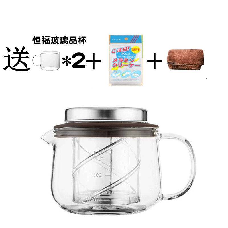 恒福二代得意壶家用过滤玻璃泡茶壶办公茶水分离飘逸杯加厚大容量