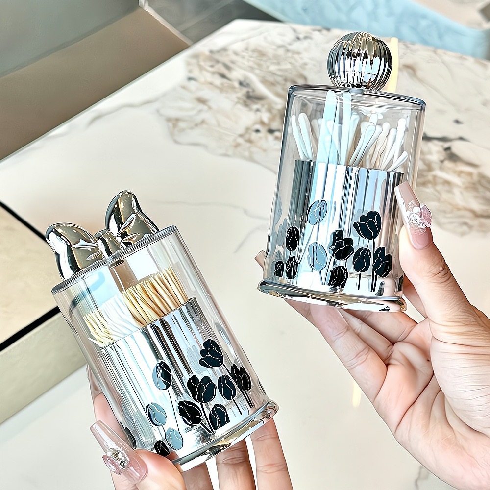 轻奢牙签盒家用客厅牙签筒创意牙线盒收纳盒2024新款牙签罐棉签盒,收纳整理,牙签筒,淘宝优惠券,粉丝福利购,淘宝优惠卷