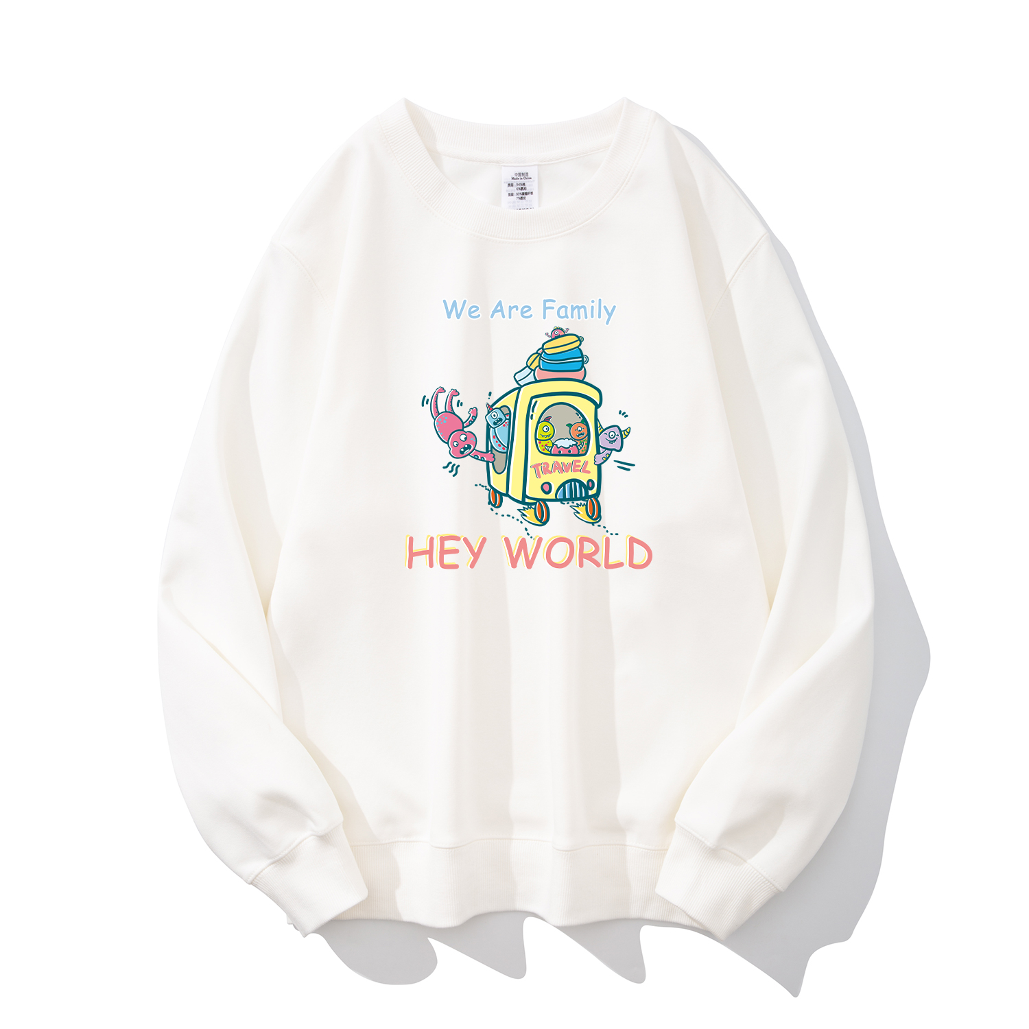 男上衣宽松休闲版型时尚圆领卫衣