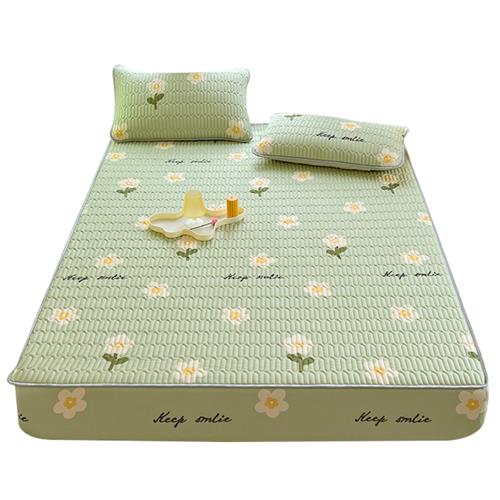 2023新款夏季乳胶凉席三件套冰丝席床笠款席子单双人夏天空调软席