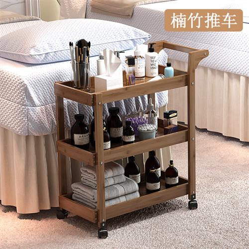 丝航木制工具车三层四层美术生专用画车升级新款加固型多功能颜料