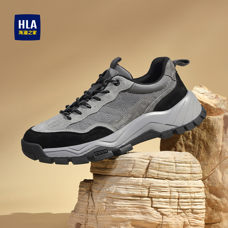 海澜之家男鞋低帮耐磨工装鞋