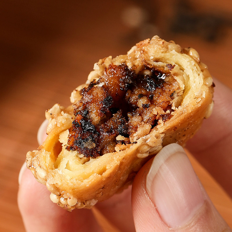 金炉子金华酥饼梅干菜扣肉缙云烧饼老字号义乌红糖小酥饼零食特产