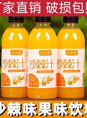沙棘汁饮料360ml*6瓶/12瓶/24瓶网红果味饮品芒果汁橙汁