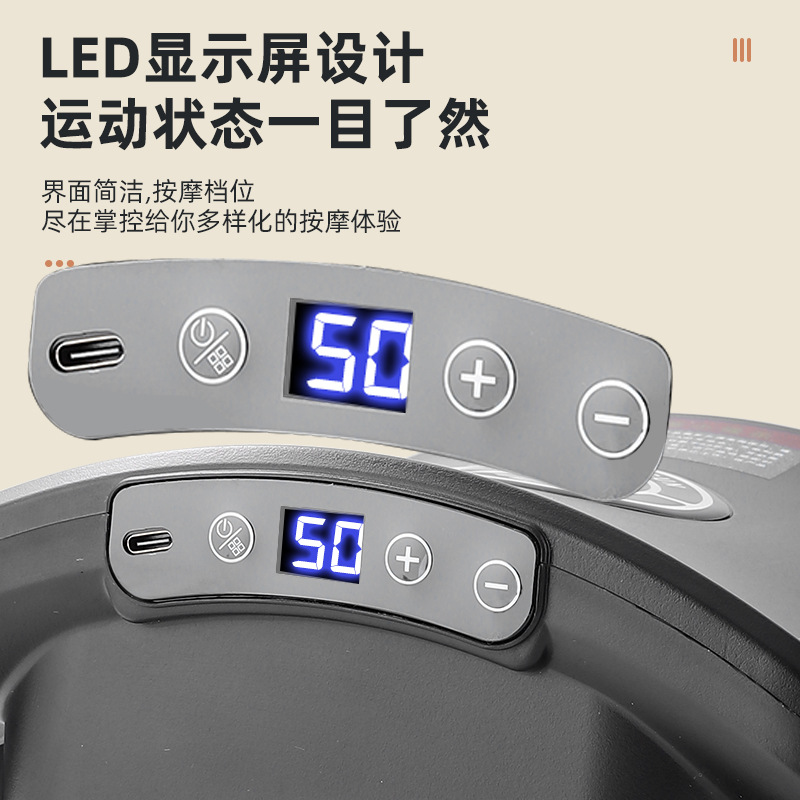 六头筋膜枪显示款按摩器深度按摩家用电动肌肉放松6头按摩枪跨境-