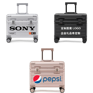 正品全铝镁合金摄影拉杆箱上翻盖20寸相机箱横版机长箱男登机行李