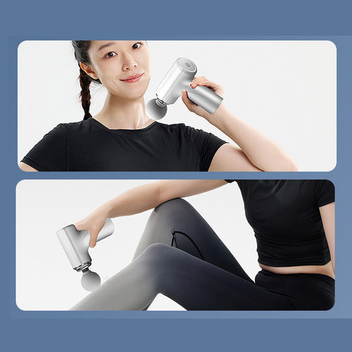 跨境新品筋膜枪肌肉放松颈椎按摩器智能高频按摩棒迷你便携筋膜仪