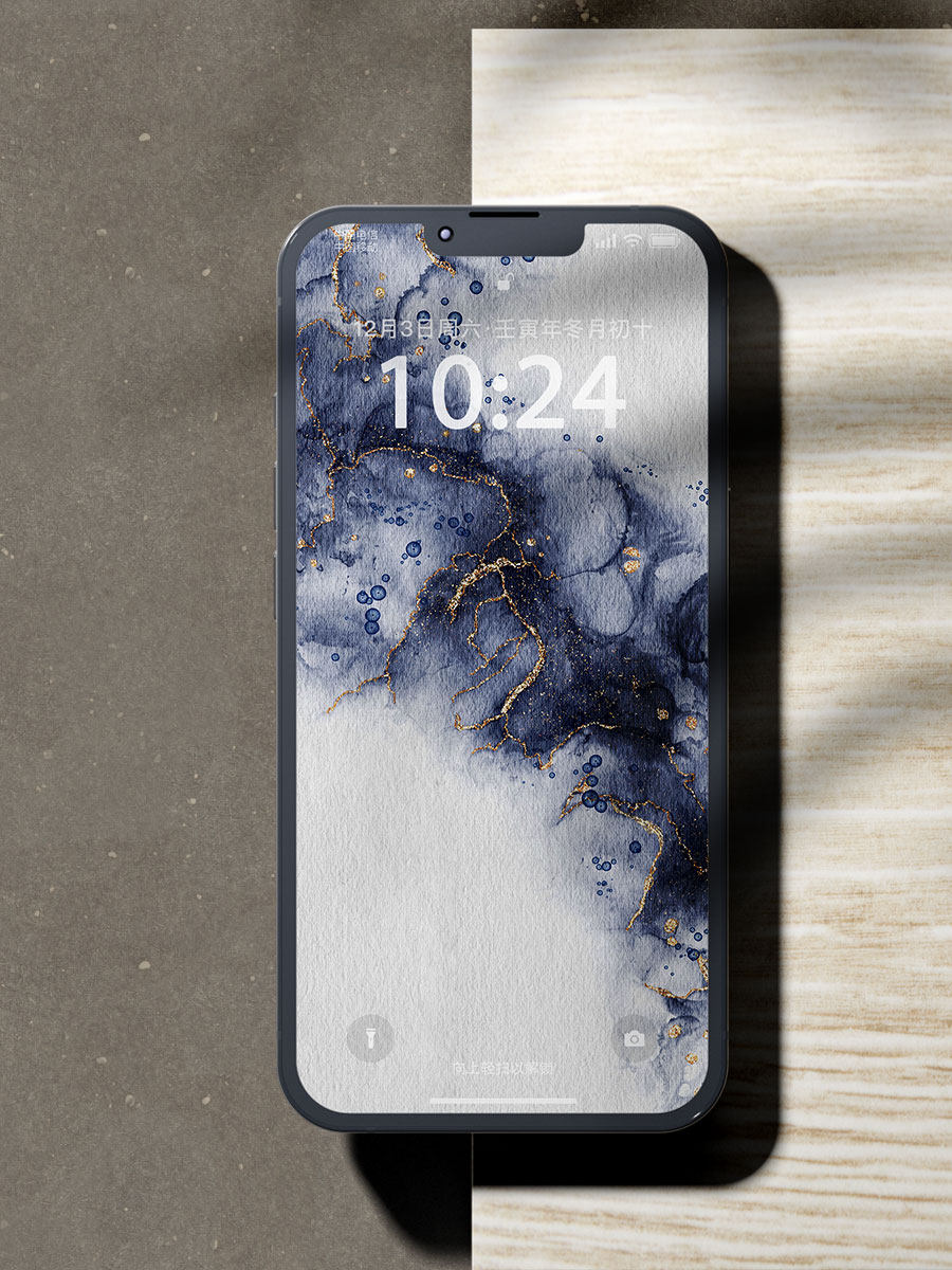 「染」wallpaper station iphone 苹果 手机 桌面墙纸壁纸(2张)