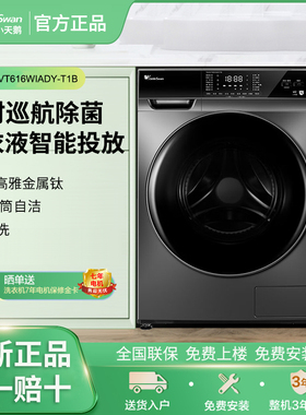 Littleswan/小天鹅TG100VT616WIADY-T1B洗衣机滚筒全自动洗脱一体