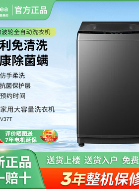Midea/美的MB10V37T波轮洗衣机全自动10公斤家用大容量免清洗除菌