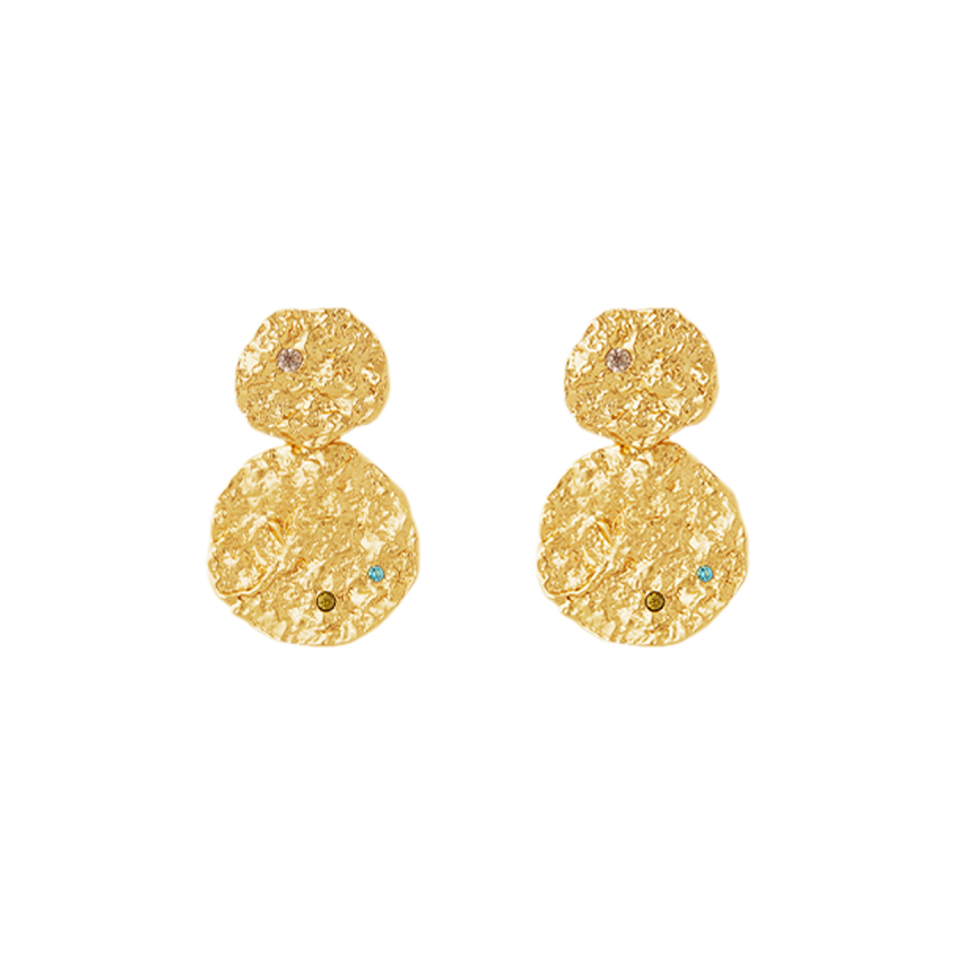 Neverfar「煌煌熠采」敦煌联名系列可拆卸圆盘耳环双圆片一款多戴,饰品/流行首饰/时尚饰品新,耳环,淘宝优惠券,粉丝福利购,淘宝优惠卷