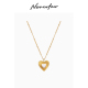 Neverfar摩登桃心系列桃心贝母项链女款 立享88折 爱心吊坠