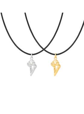 Neverfar海洋系列渊贝集·ABYSSAL WISDOM海螺皮绳项链女款高级感