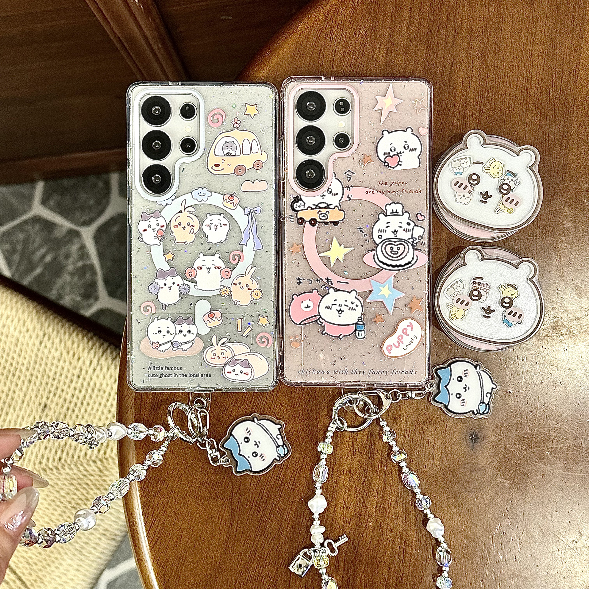 创意磁吸可爱吉伊卡哇适用三星GalaxyS25Ultra手机壳S25EDGE/S24/S24FE少女心S23+/23plus防摔S23Ultra保护套