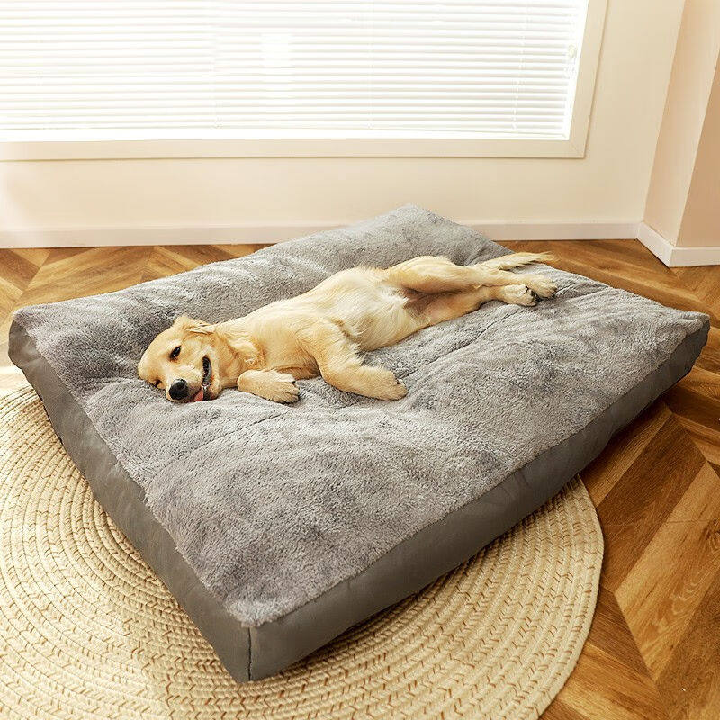 华元hoopet狗垫子中大型犬窝防水耐咬可拆洗狗窝四季通用宠物床耐