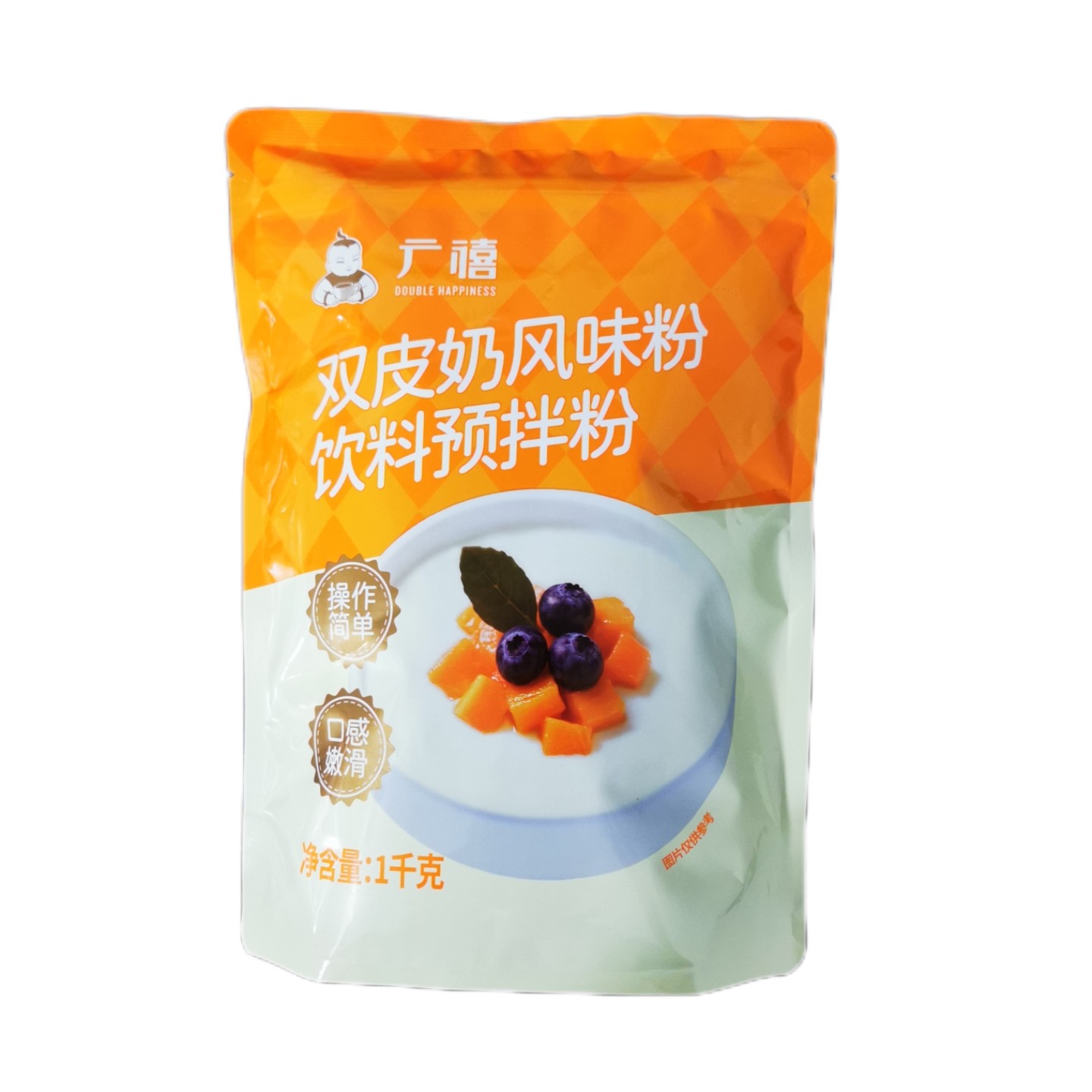 广禧双皮奶粉奶茶店原料图片