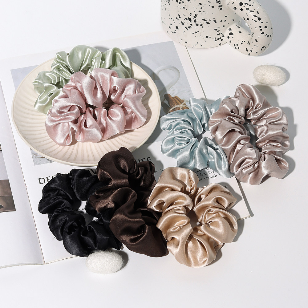 真丝发圈100%桑蚕丝发绳