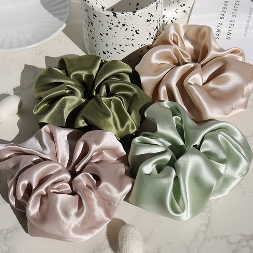 22姆米真丝7厘米发圈重磅加厚