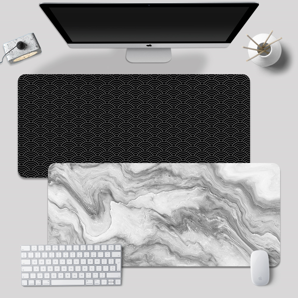 天然橡胶高级感纹理鼠标垫超大号