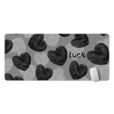 黑色系鼠标垫超大号ins风书桌垫