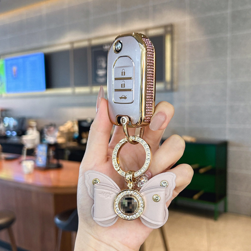 老款本田crv钥匙套思域雅阁XRV飞度车缤智杰德奥德赛凌派皓影壳扣