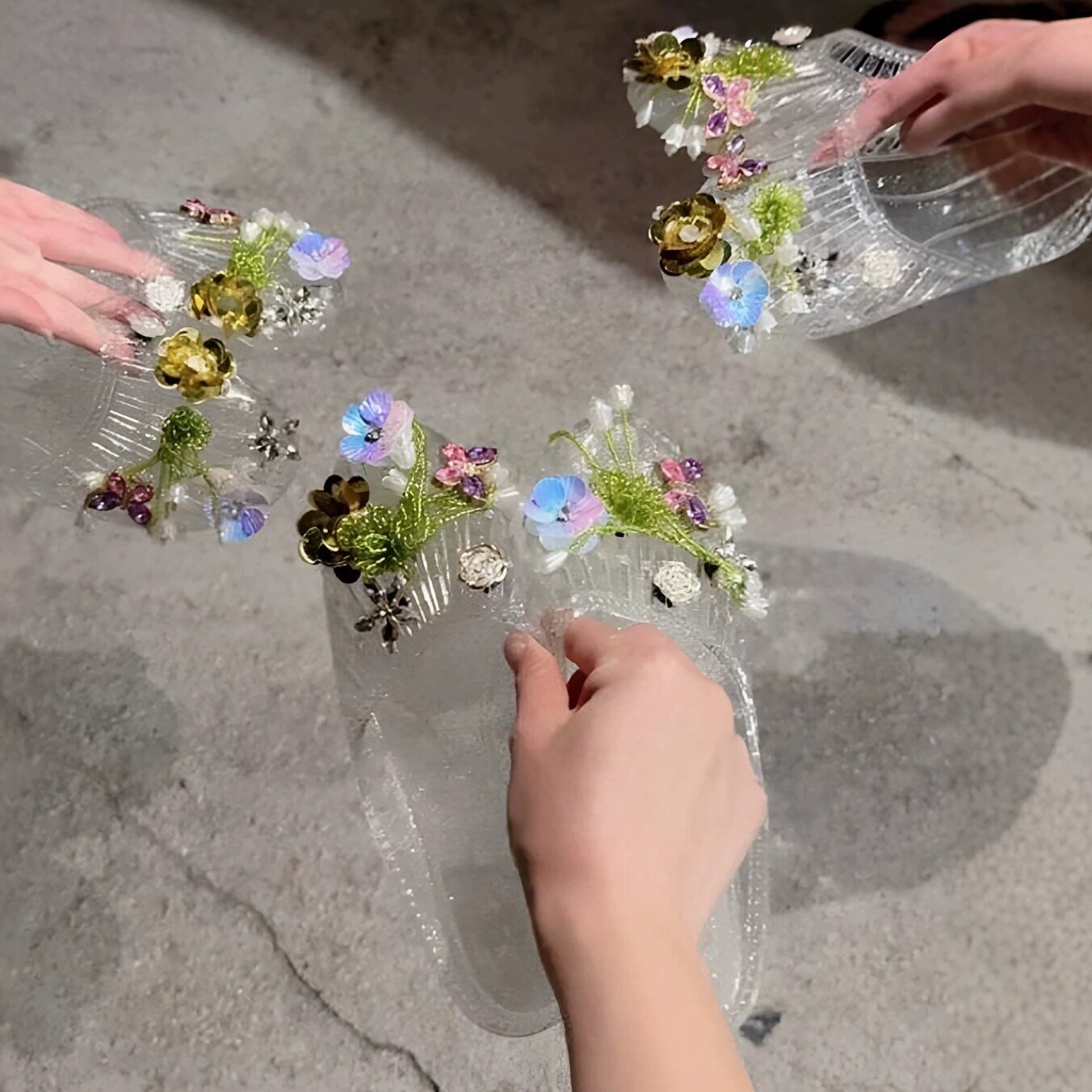 【公主的水晶鞋】闺蜜同款水晶拖鞋防滑防臭果冻鞋旅游沙滩鞋凉拖