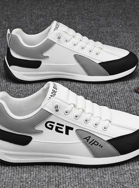 KEQI店铺设计师款2025透气运动百搭休闲阿甘鞋经典潮流一脚蹬男鞋
