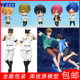 男子游泳部七濑遥手办橘真琴模型松冈凛摆件叶月渚雕像龙崎怜周边