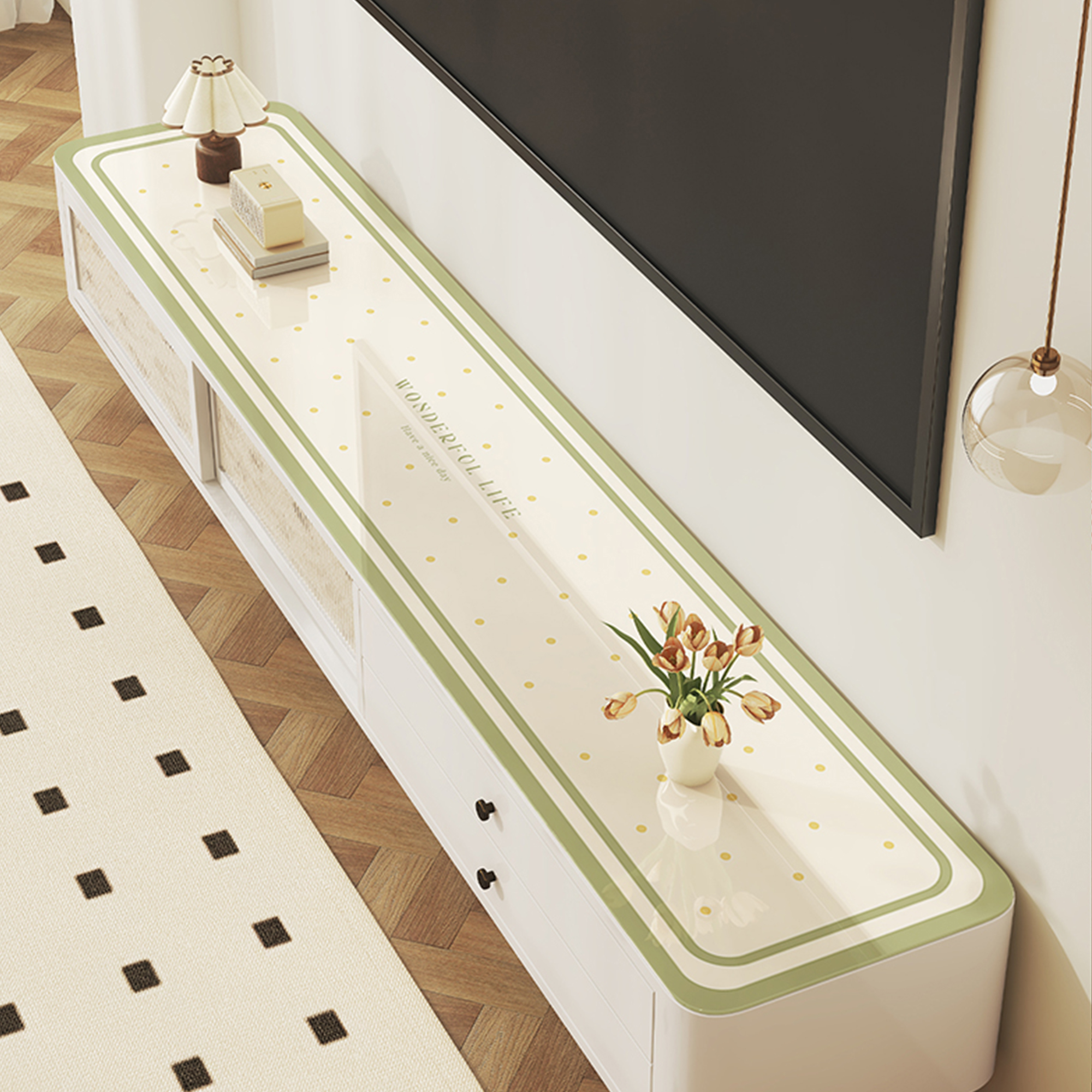 电视柜台面保护垫长条pvc桌垫防水防油免洗桌布防脏鞋柜餐边垫子