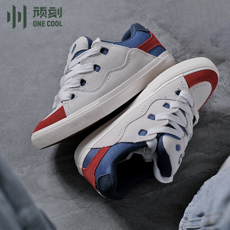 顽刻马里奥配色专业耐磨滑板鞋