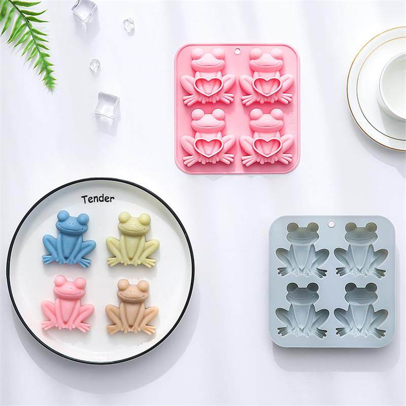 新品 4连青蛙造型硅胶模具蛋糕巧克力模烘焙软糖果制冰格滴胶模具,厨房/烹饪用具,烘焙模具,淘宝优惠券,粉丝福利购,淘宝优惠卷