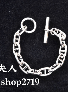 九夫人高定 猪鼻子手链925纯银 实拍图