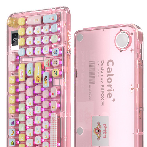 PIIFOX三模客制化透明机械键盘