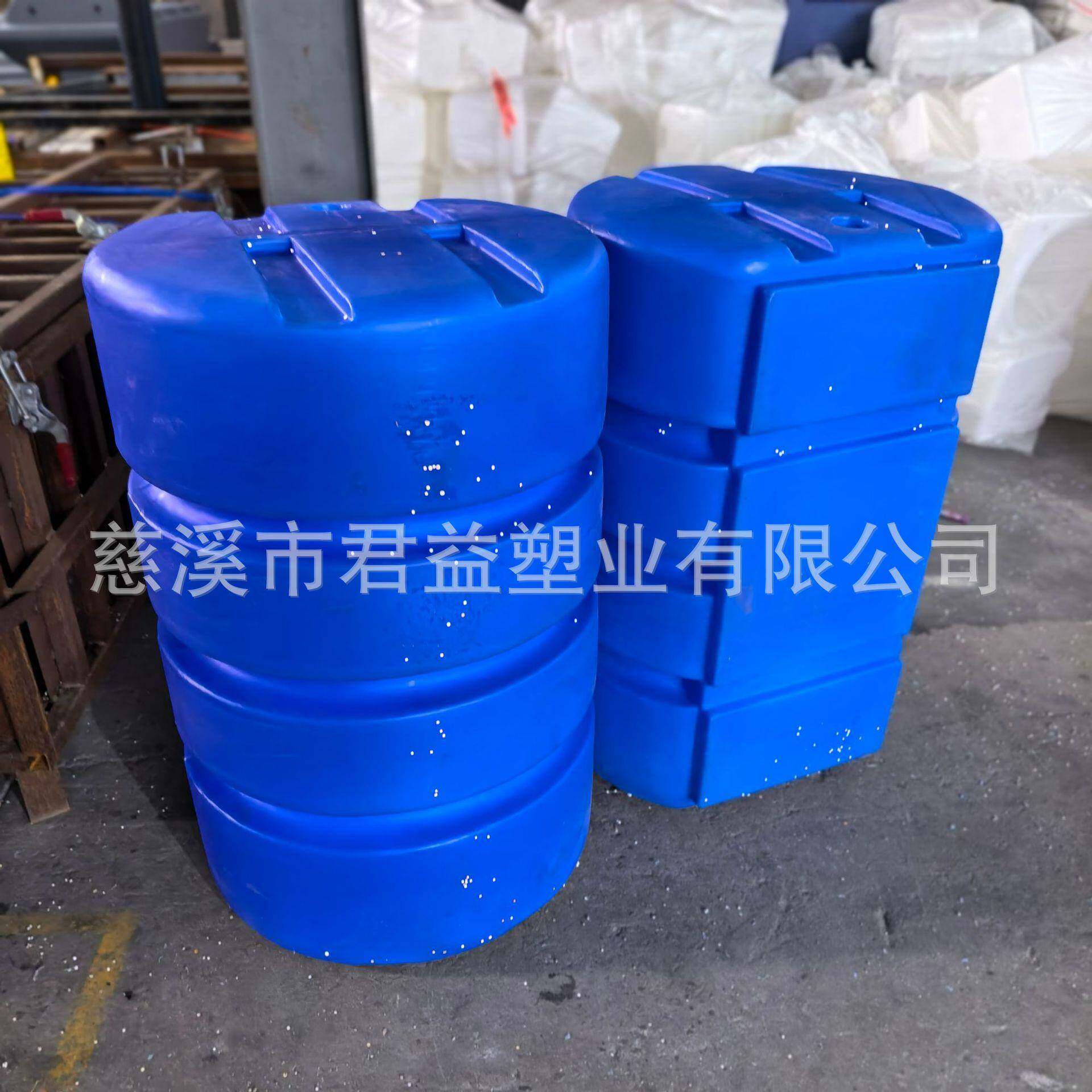 养殖浮排 贝类海藻养殖区分区串联浮筒 表面带凹槽款拦污浮筒