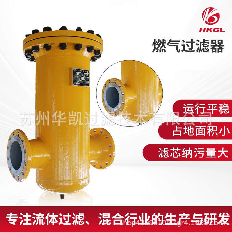 燃气过滤器碳钢化工专用气体过滤器管路滤芯天然气液化气过滤器