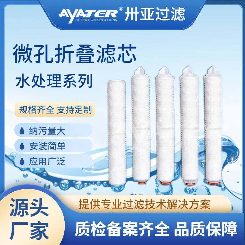 卅亚过滤20英寸微孔折叠滤芯精密聚丙烯折叠滤芯 药液酒厂折叠式,标准件/零部件/工业耗材,滤芯,淘宝优惠券,粉丝福利购,淘宝优惠卷