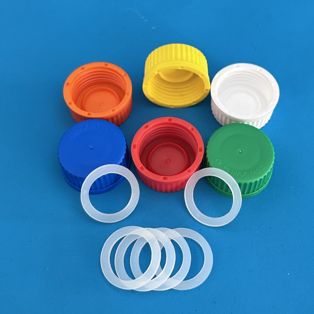 GL45试剂瓶盖用O型圈密封圈硅胶垫蓝盖瓶蜀牛彩防漏垫圈通用瓶盖,工业油品/胶粘/化学/实验室用品,瓶类,淘宝优惠券,粉丝福利购,淘宝优惠卷