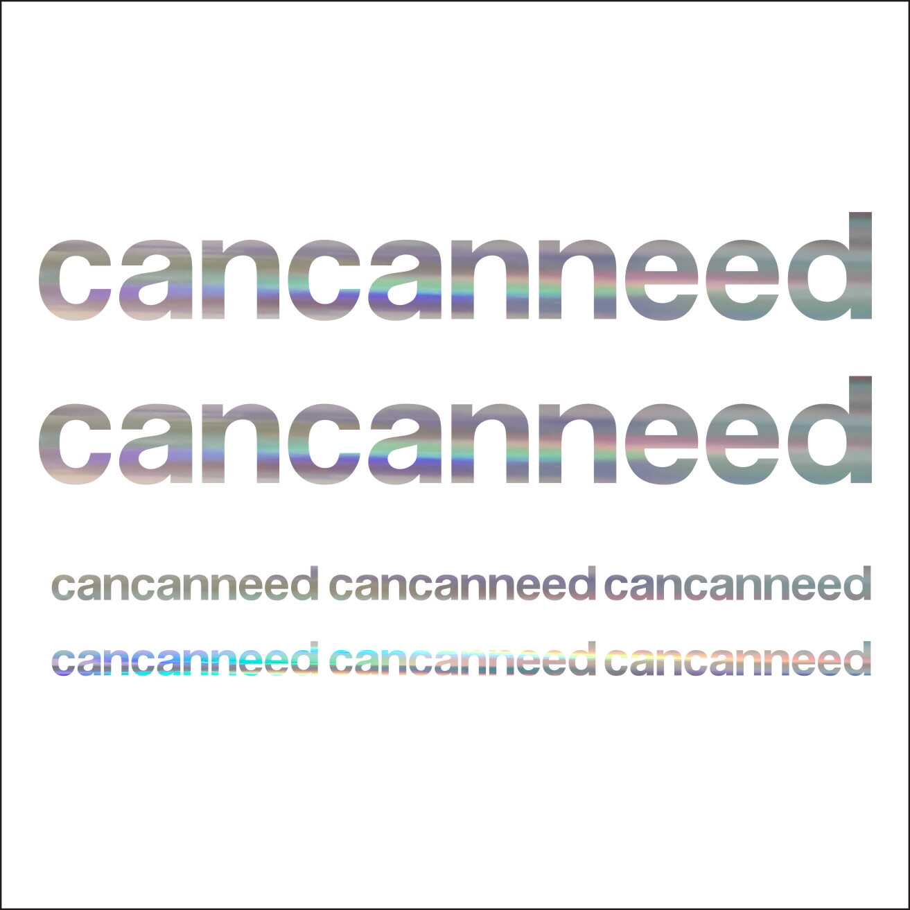 cancanneed看看你的字贴自行车贴