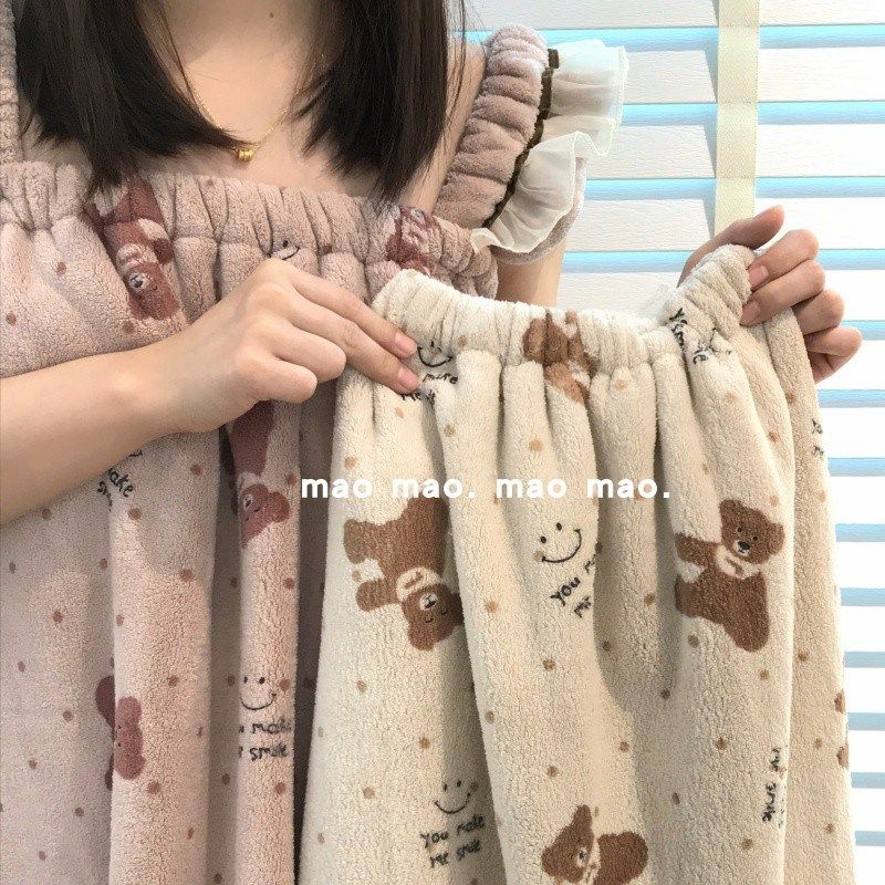 精选2025新款浴巾浴袍可穿式裹巾吸水速干浴裙女可爱冬季大毛巾三,居家布艺,浴裙/浴袍/浴衣,淘宝优惠券,粉丝福利购,淘宝优惠卷