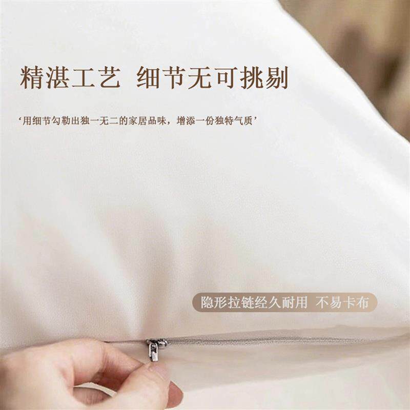 中古风绿色抱枕客厅沙发复古枕套组合法式轻奢靠垫飘窗高级感靠背