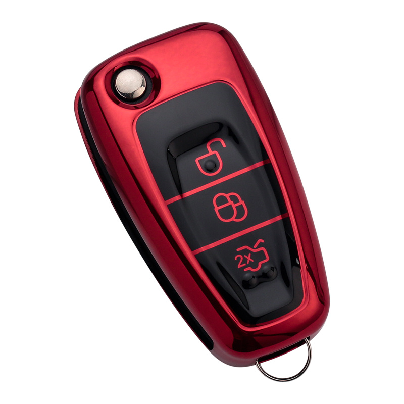 17/18款福克斯钥匙套翼虎钥匙套壳16途睿欧高档扣男女折叠款