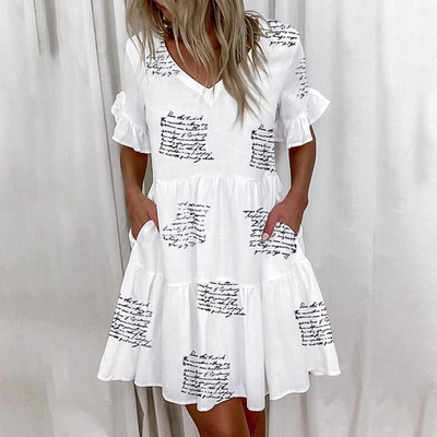 连衣裙女优雅休闲派对沙滩裙