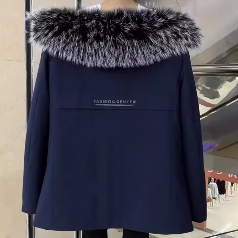 男士派克服2025冬季新款可拆卸獭兔毛内胆皮毛一体大毛领皮草外套