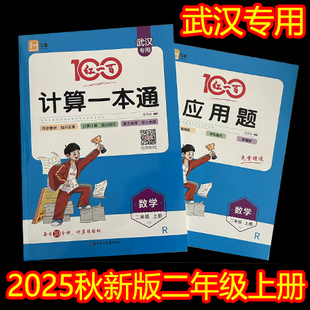 2025版红一百计算一本通武汉专用2二年级上册数学人教版练习计算