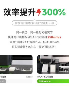 易生eSUN PLA-HS快速PLA 3D打印机耗材FDM耗材快速打印PLA材料高
