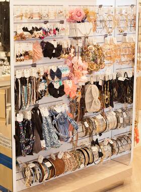 女生品店展示架靠墙首饰项展链示架耳环架饰首饰定制展示架整子店