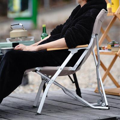 户外海狗椅折椅弯叠弯椅携钓露鱼休闲营牛津布躺便椅高背铝合金海