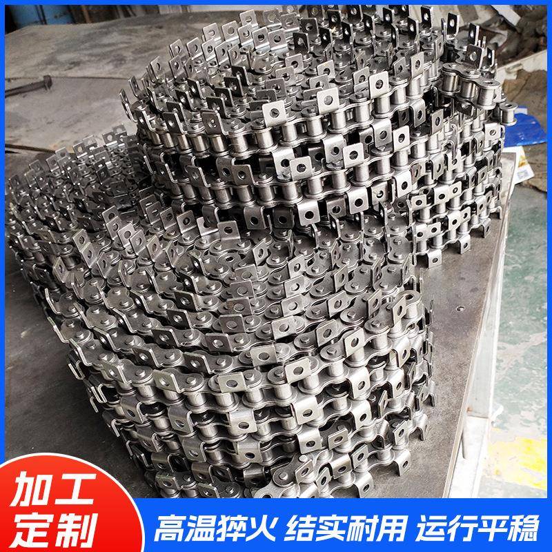 不钢锈非标异用形链条 工业耐高温节距304工业传动链大条重型链条